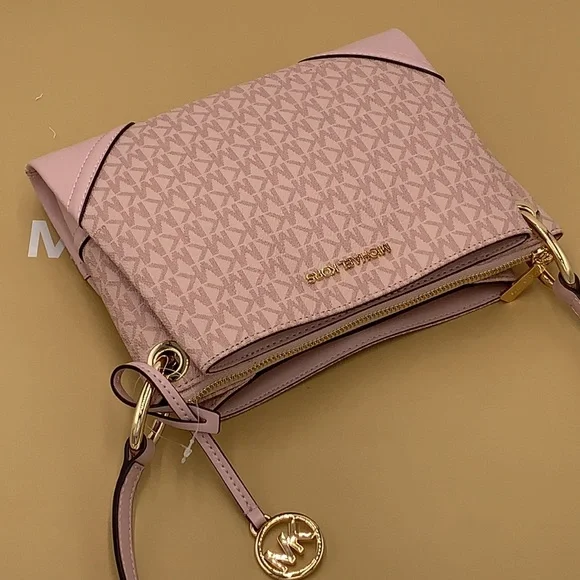 MICHAEL KORS NICOLE LG TRIPLE COMPARTMENT CROSSBODY - Picture 4 of 16